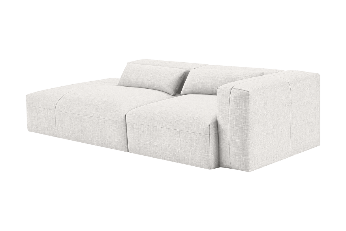 Jasmine Left Chaise Sofa in Mosquito Foam