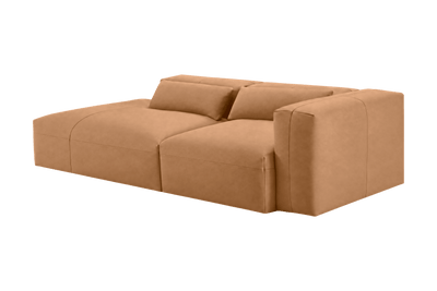 Jasmine Left Chaise Sofa in Dante Les Yeux