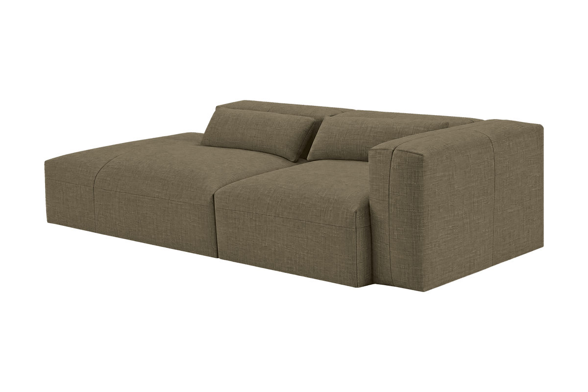 Jasmine Left Chaise Sofa in Mosquito Malibu