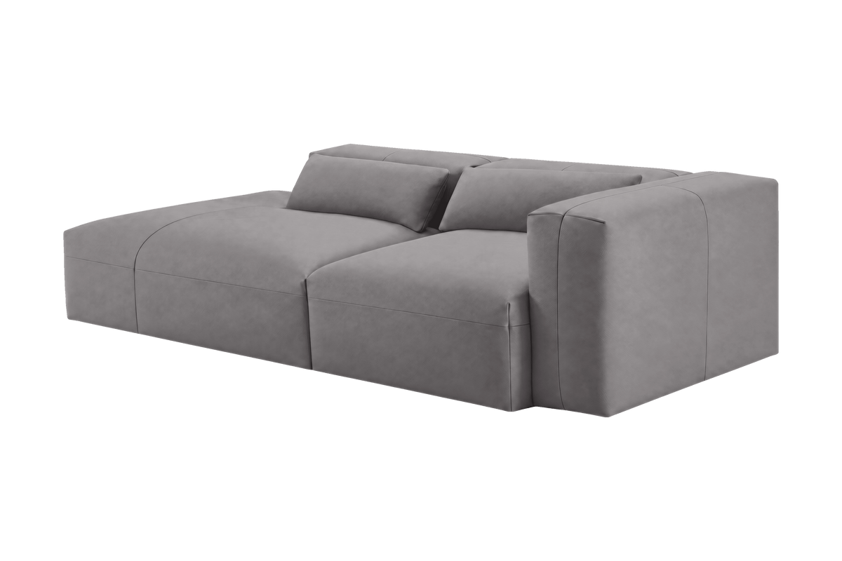 Jasmine Left Chaise Sofa in Dante Meteor