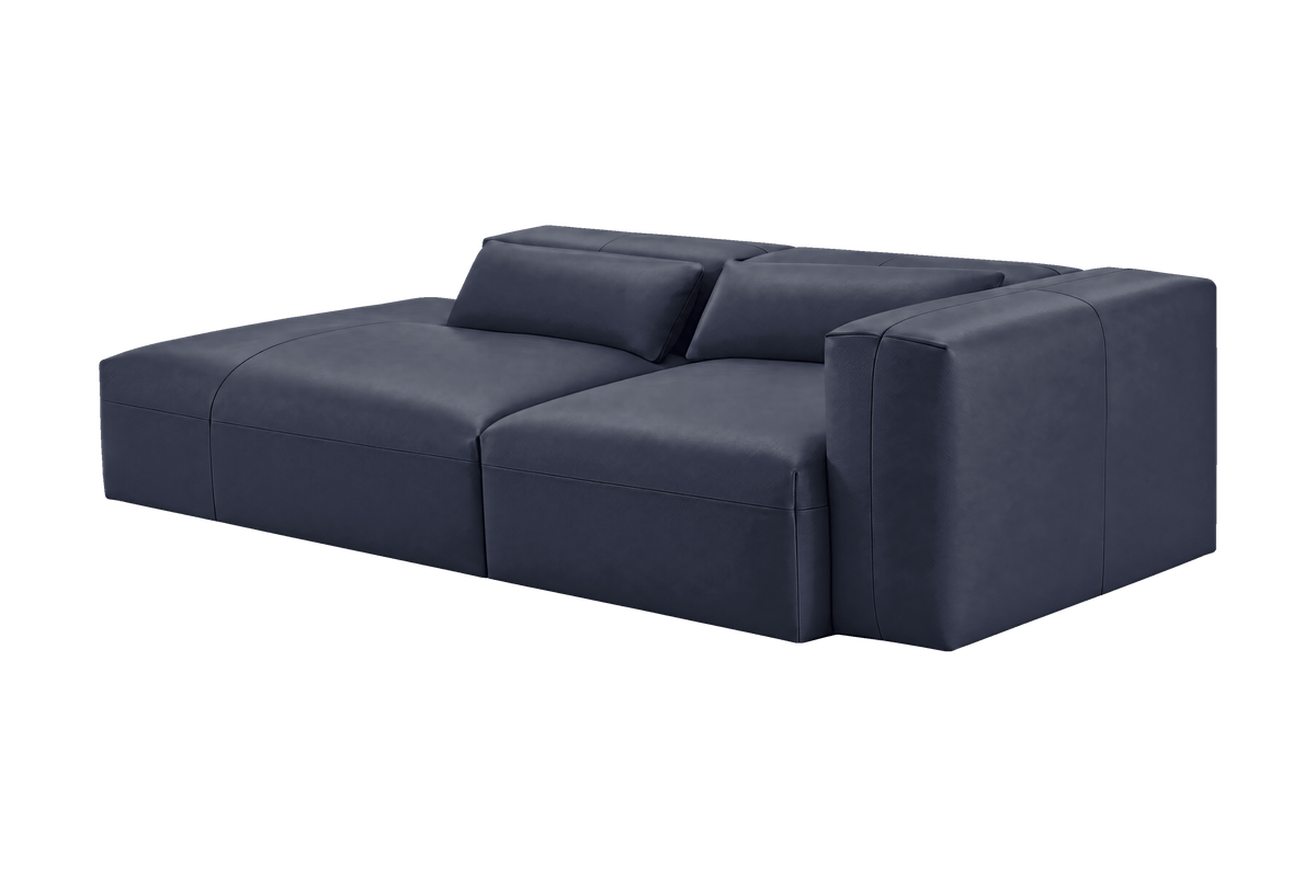 Jasmine Left Chaise Sofa in Momo Midnight