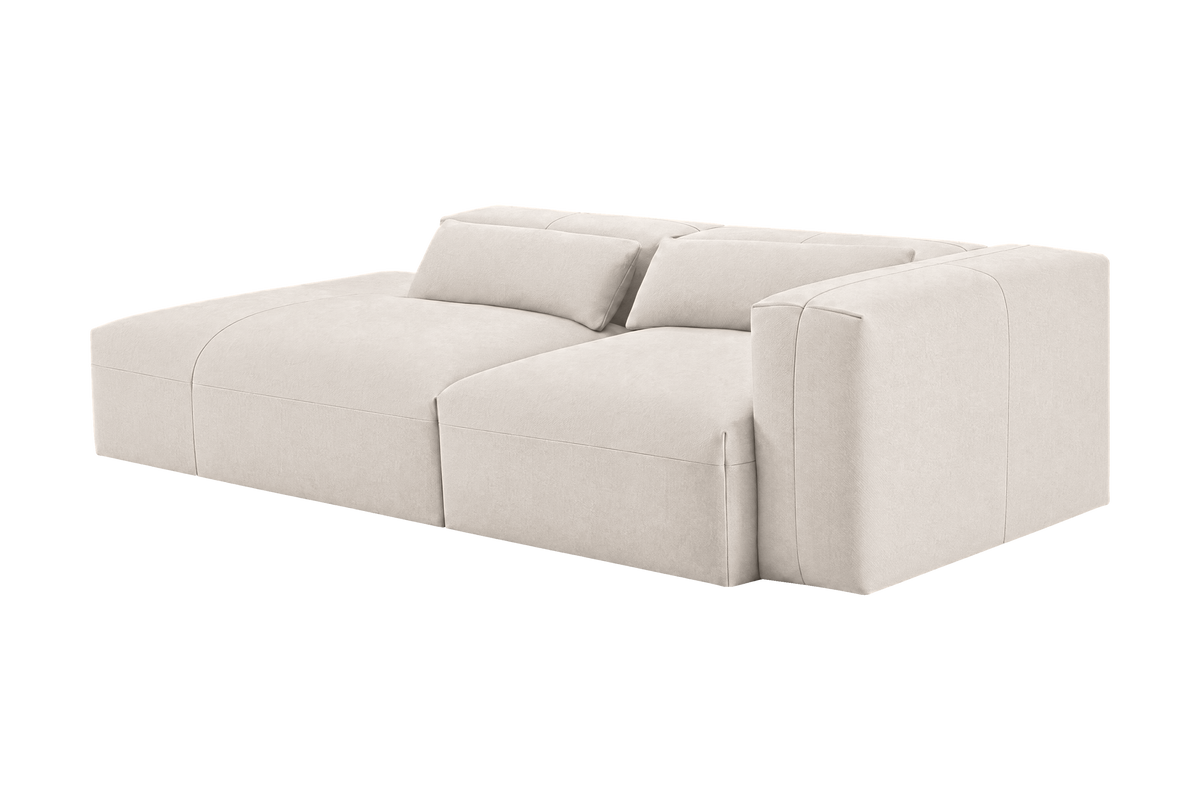Jasmine Left Chaise Sofa in Fresco Milky