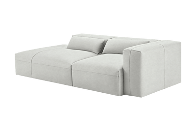 Jasmine Left Chaise Sofa in Felix Milky