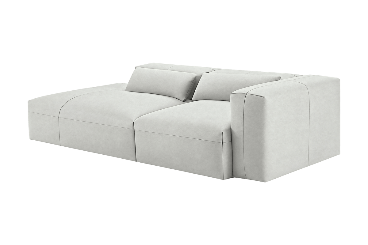 Jasmine Left Chaise Sofa in Felix Milky