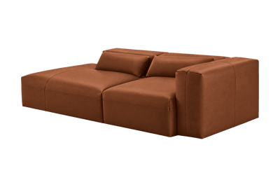 Jasmine Left Chaise Sofa in Momo Porto