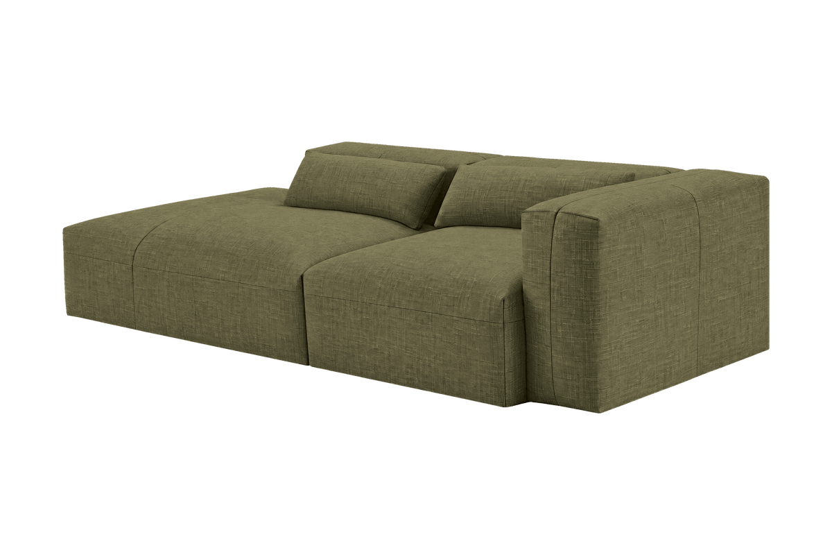 Jasmine Left Chaise Sofa in Mosquito Sycamore