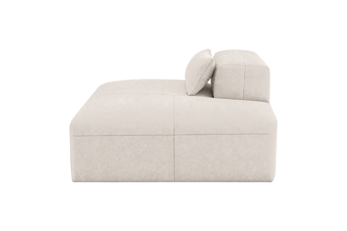 Jasmine Chaise Right in Fresco Milky
