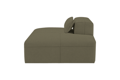 Jasmine Chaise Right in Felix Olive