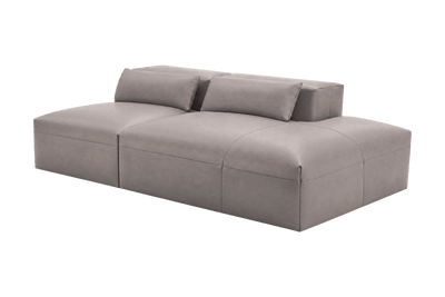 Jasmine Right Chaise Open Sofa in Momo Ash