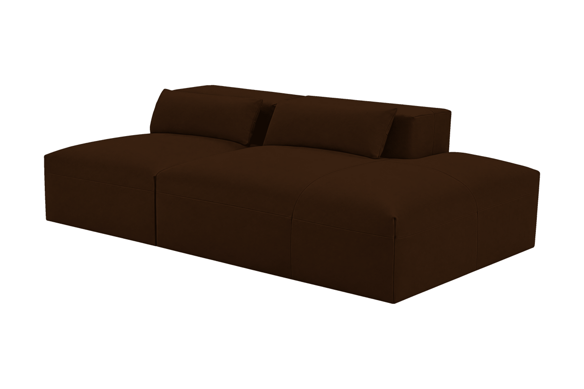 Jasmine Right Chaise Open Sofa in Marfa Denton