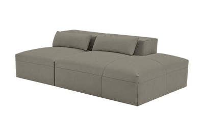 Jasmine Right Chaise Open Sofa in Felix Glace