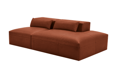 Jasmine Right Chaise Open Sofa in Momo Grower