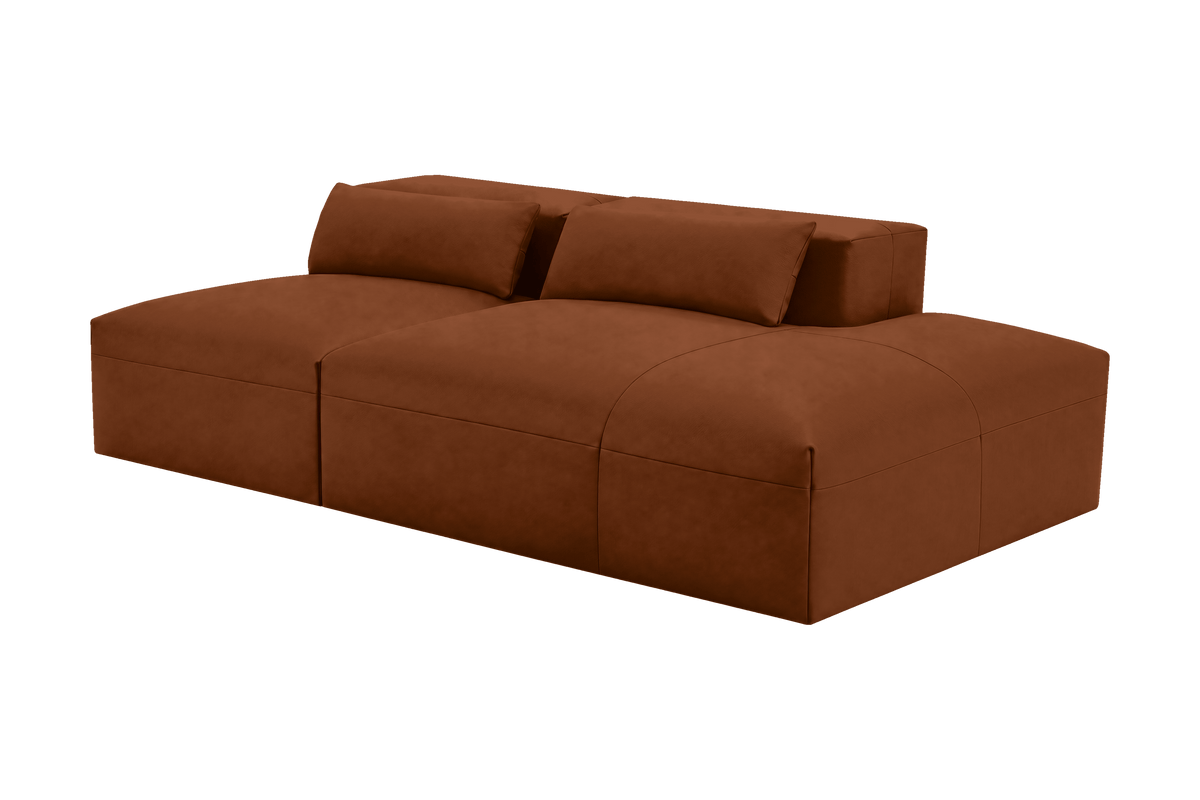 Jasmine Right Chaise Open Sofa in Marfa Pluto
