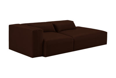 Jasmine Right Chaise Sofa in Momo Biscuit