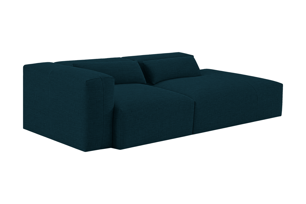 Jasmine Right Chaise Sofa in Roni Deep Lake