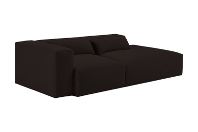 Jasmine Right Chaise Sofa in Dante Ebony