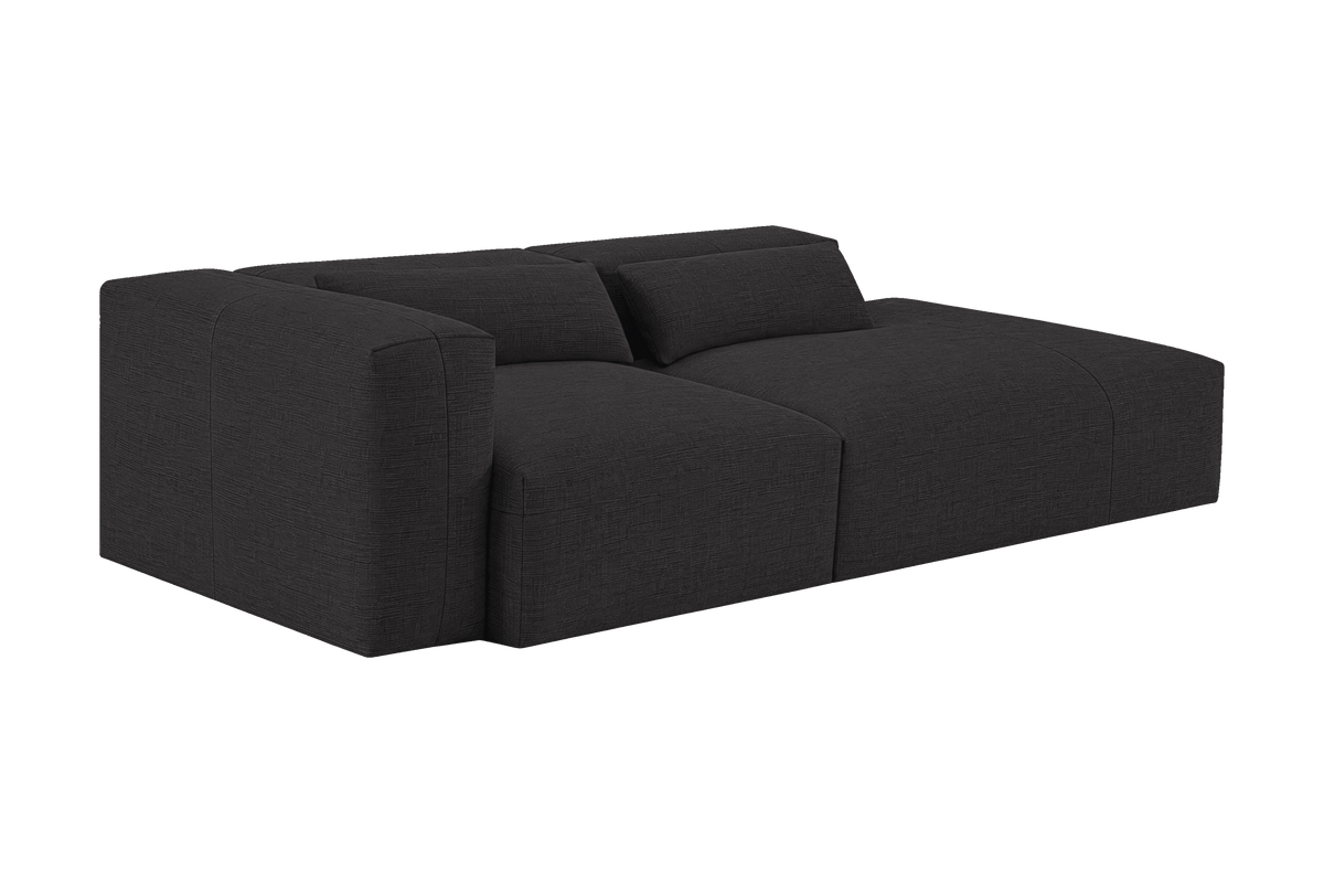 Jasmine Right Chaise Sofa in Roni Ember