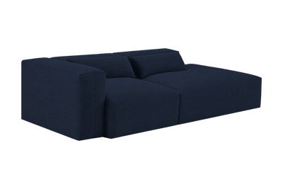 Jasmine Right Chaise Sofa in Roni Ember Blue