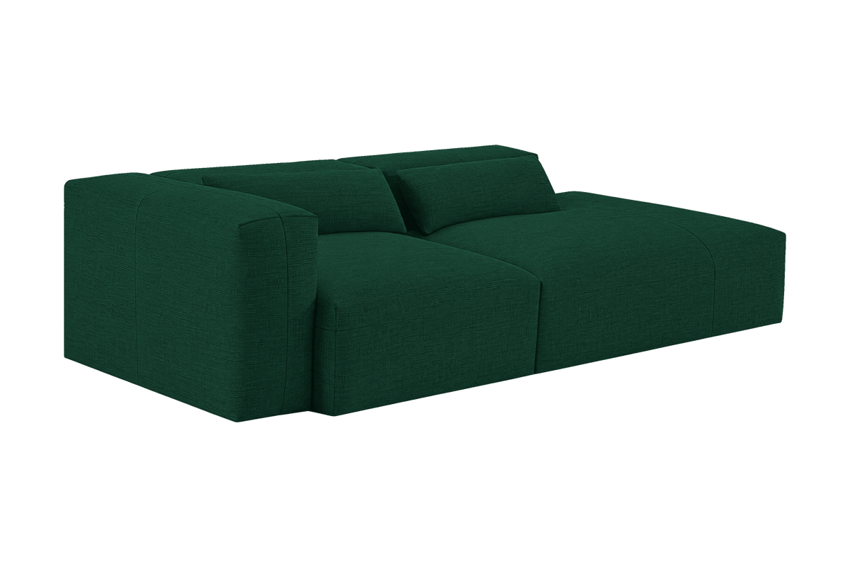 Jasmine Right Chaise Sofa in Roni Frog