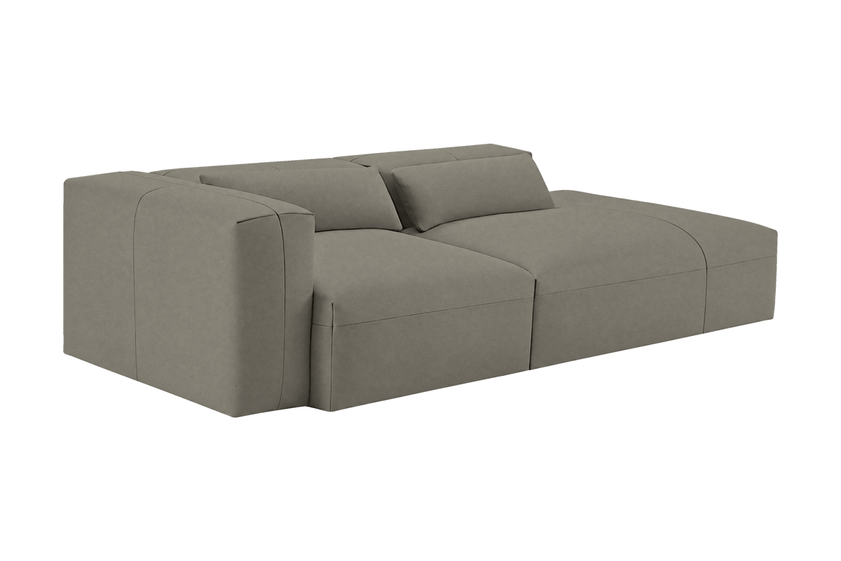 Jasmine Right Chaise Sofa in Felix Glace