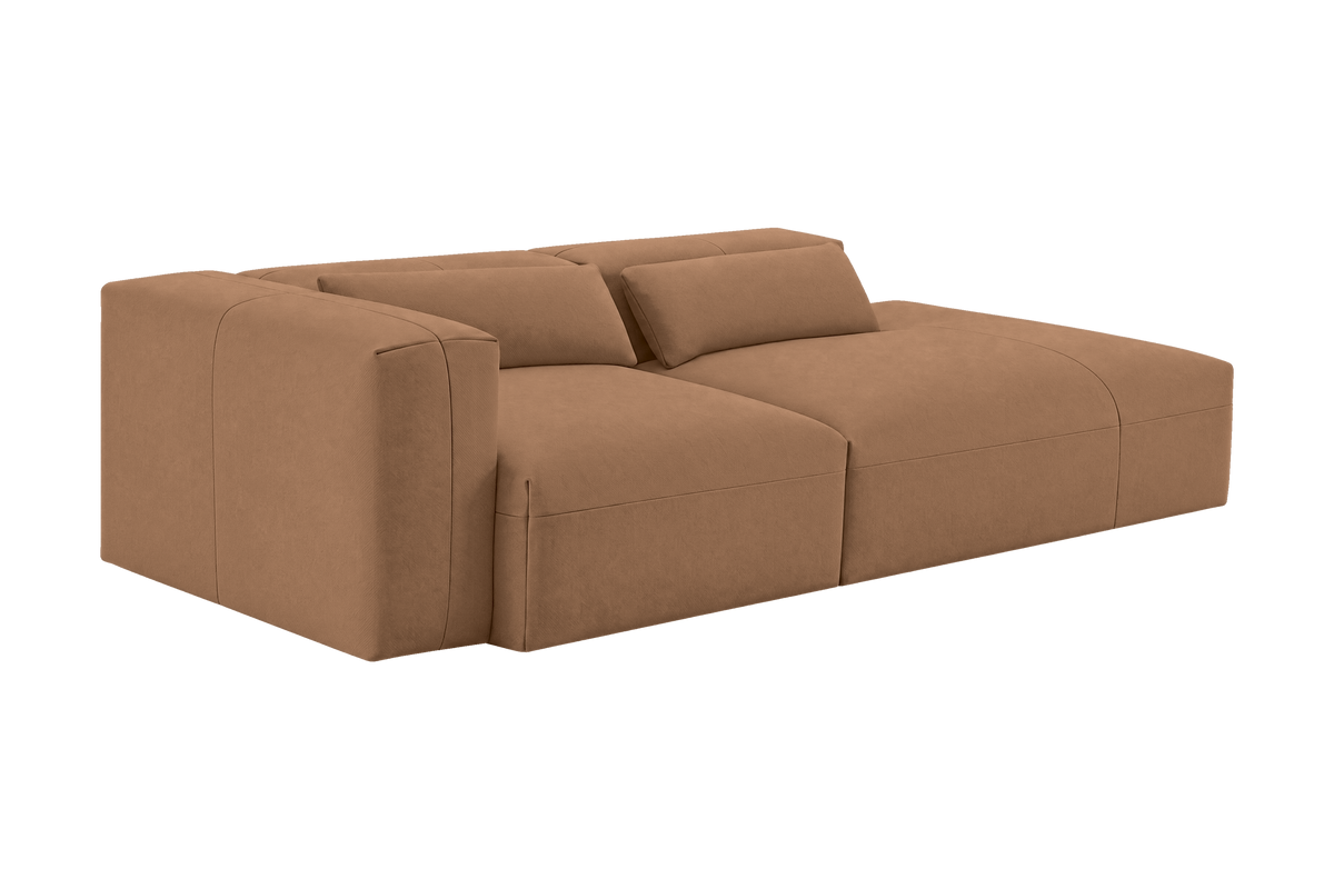 Jasmine Right Chaise Sofa in Fresco Hazel