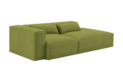 Jasmine Right Chaise Sofa in Fresco Key Lime