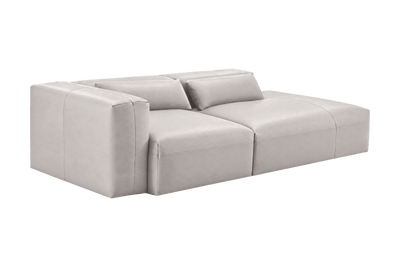 Jasmine Right Chaise Sofa in Momo Milky