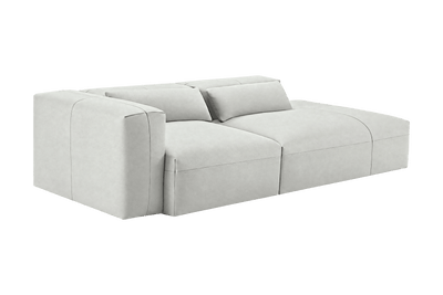 Jasmine Right Chaise Sofa in Felix Milky