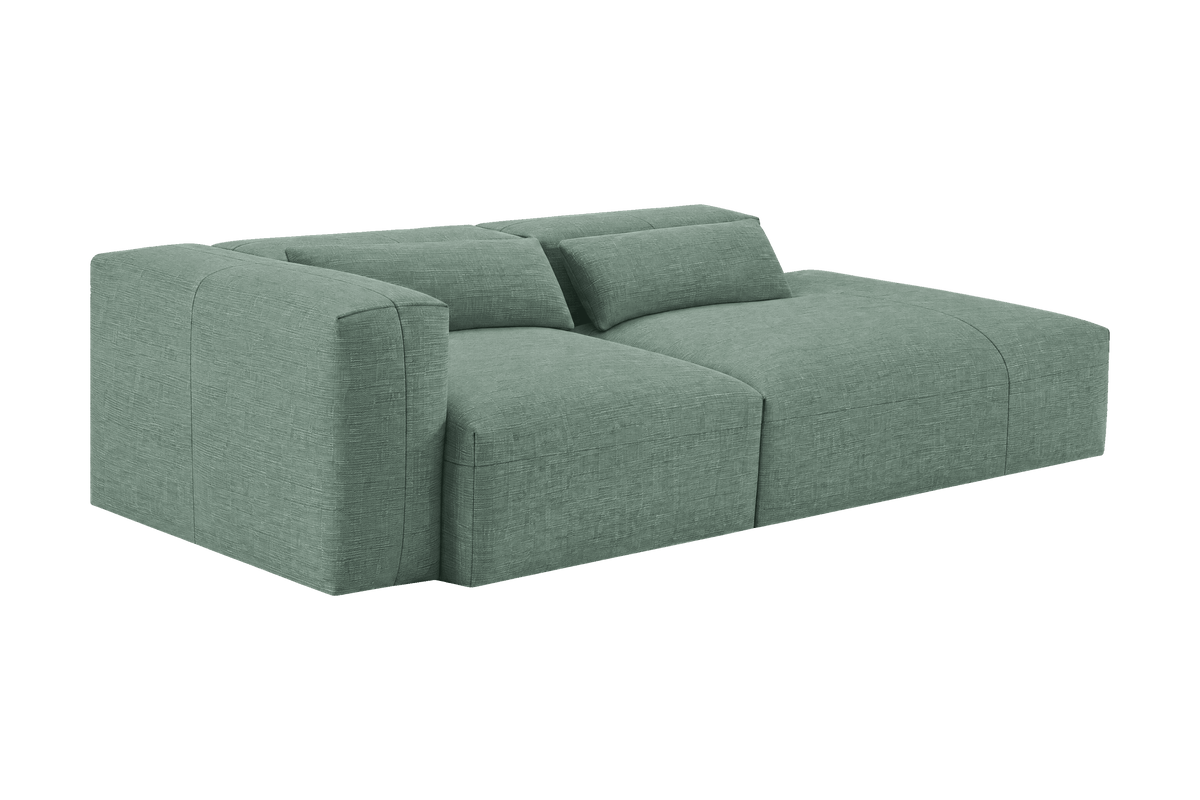 Jasmine Right Chaise Sofa in Roni Nane