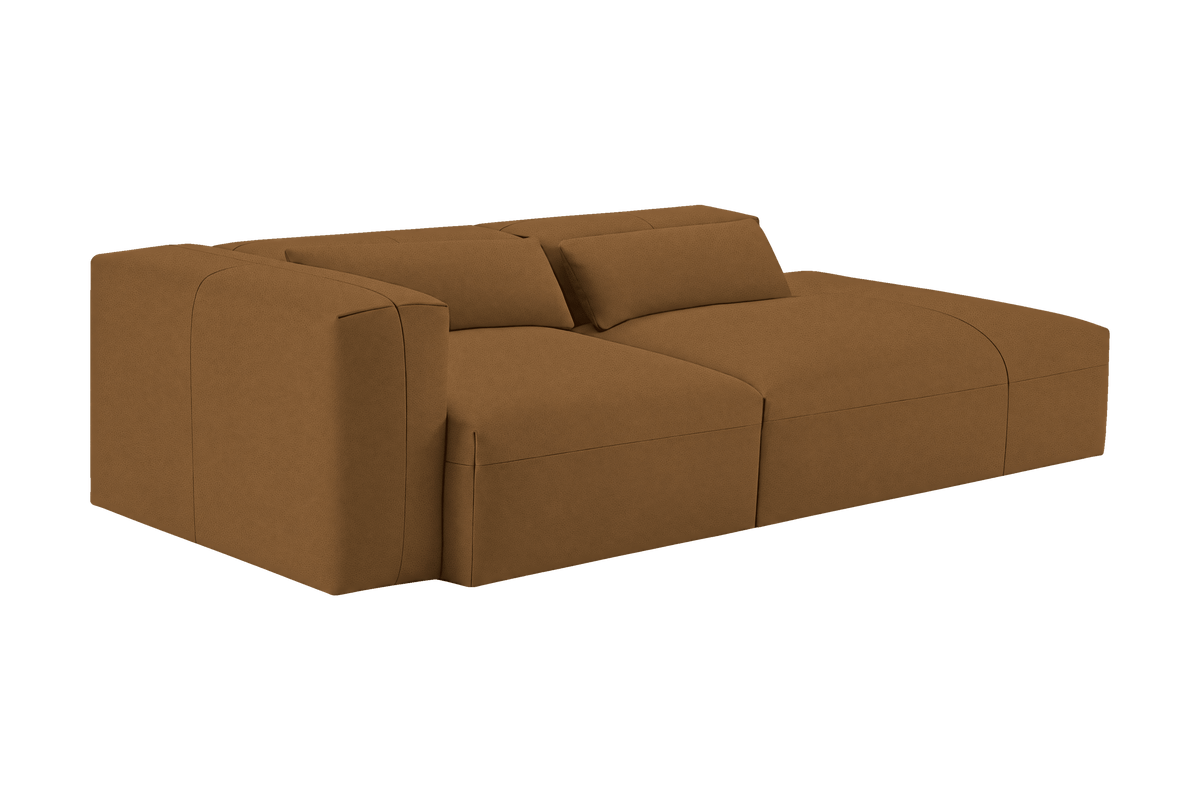 Jasmine Right Chaise Sofa in Felix Pisco