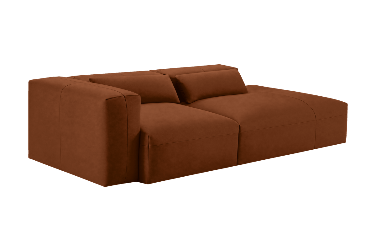 Jasmine Right Chaise Sofa in Marfa Pluto