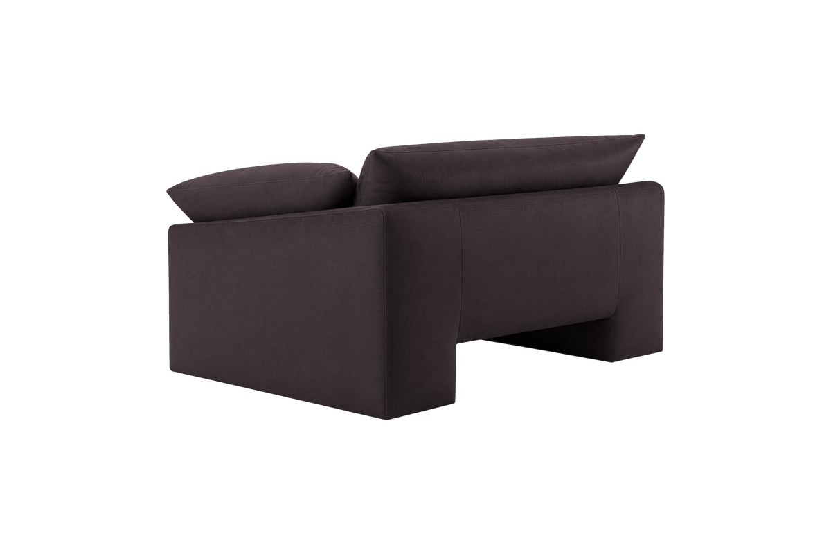 Lotus Armchair in Dante Charcoal