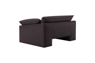 Lotus Armchair in Dante Charcoal
