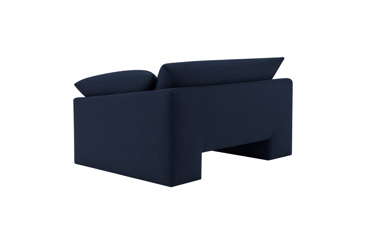 Lotus Armchair in Roni Ember Blue