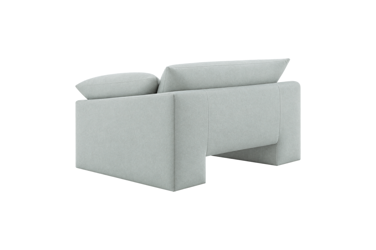 Lotus Armchair in Fresco Meteor