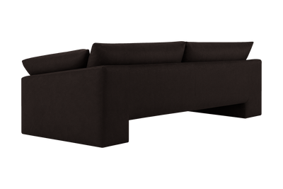 Lotus Large Sofa in Dante Ebony
