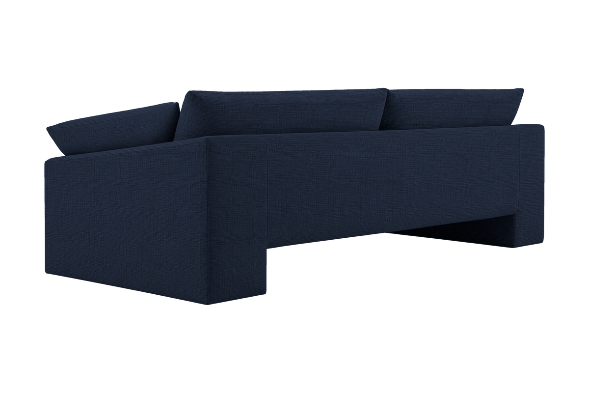 Lotus Large Sofa in Roni Ember Blue