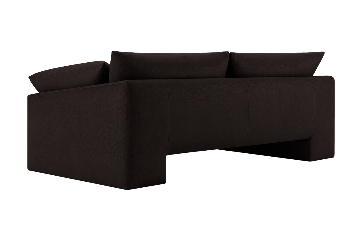 Lotus Small Sofa in Dante Ebony