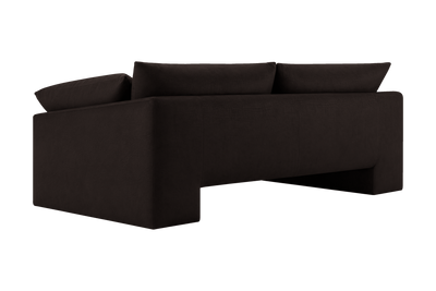 Lotus Small Sofa in Dante Ebony