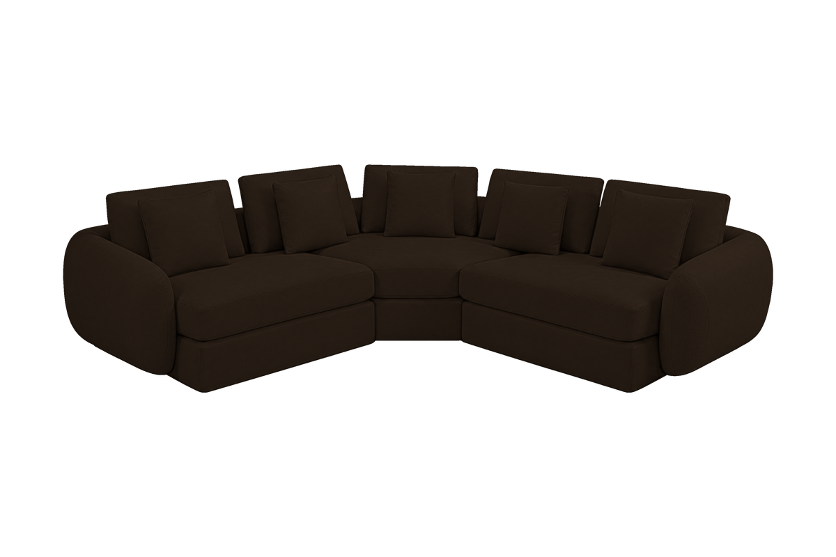 Milo Corner Sofa in Marfa Charcoal