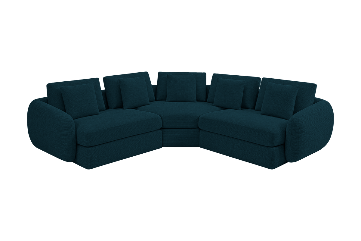 Milo Corner Sofa in Roni Deep Lake