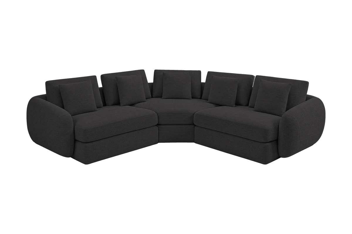 Milo Corner Sofa in Roni Ember
