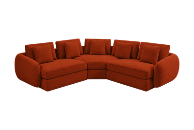 Milo Corner Sofa in Roni Poppy