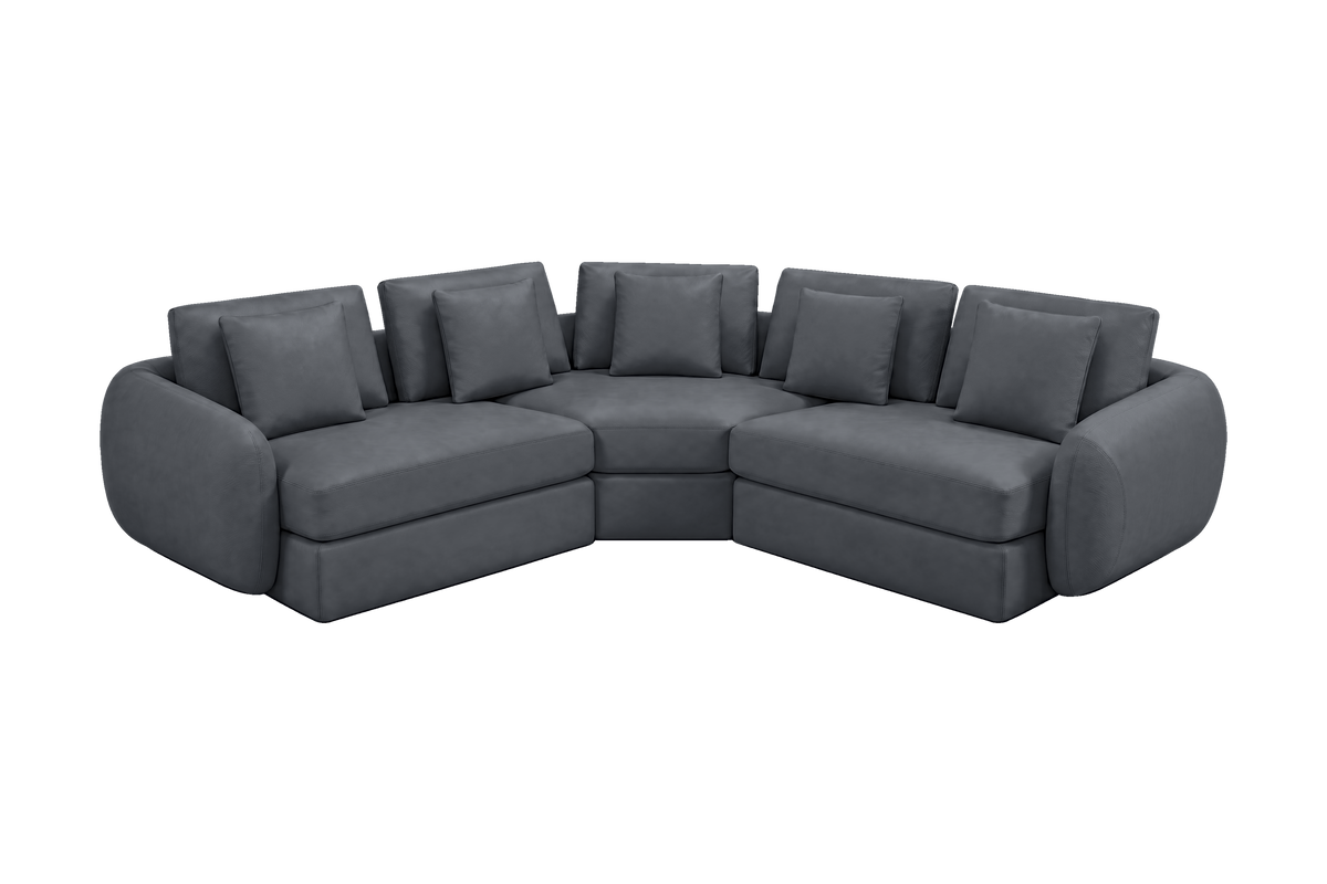 Milo Corner Sofa in Dante Shark