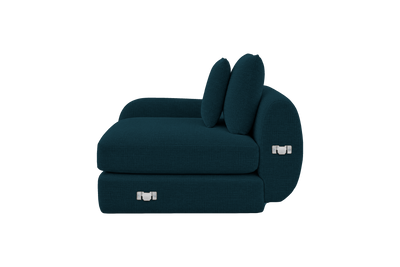 Milo Left Armchair in Roni Deep Lake
