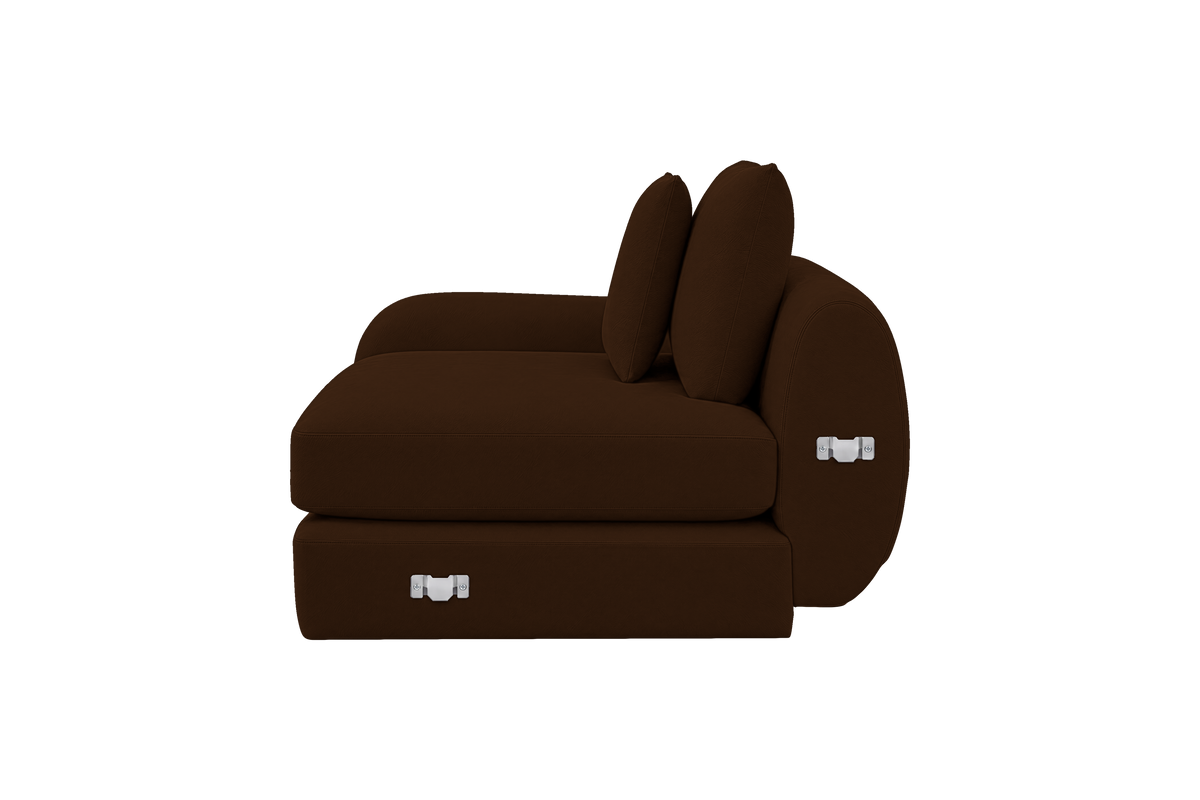 Milo Left Armchair in Marfa Denton