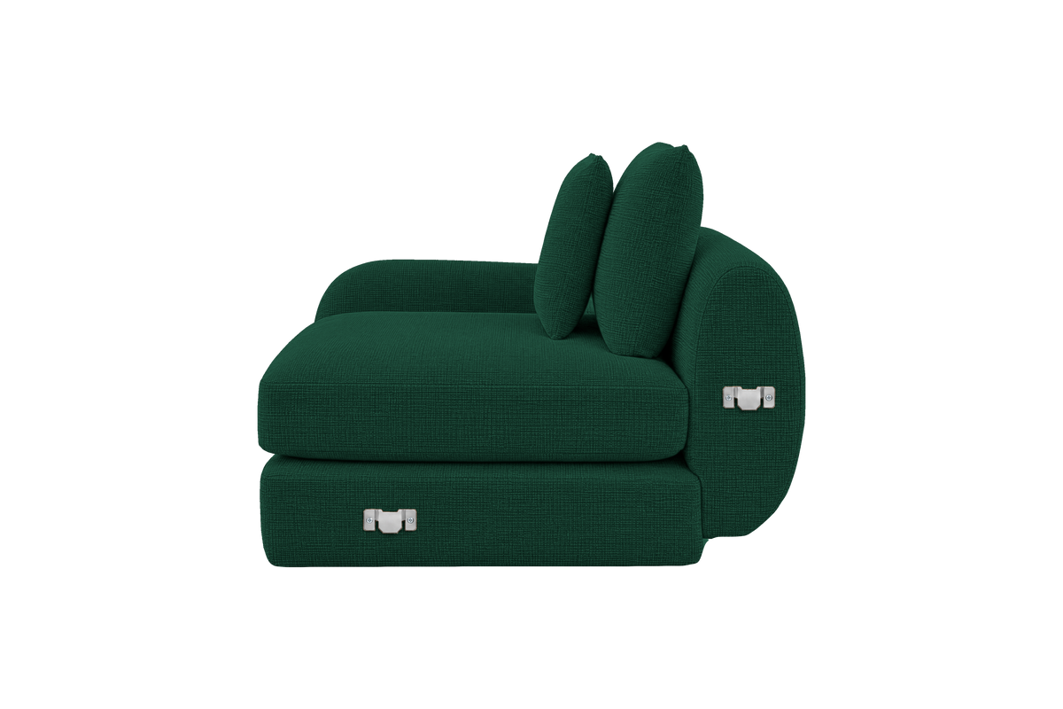 Milo Left Armchair in Roni Frog