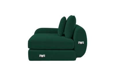 Milo Left Armchair in Roni Frog