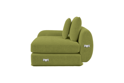 Milo Left Armchair in Fresco Key Lime