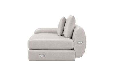 Milo Left Armchair in Momo Milky